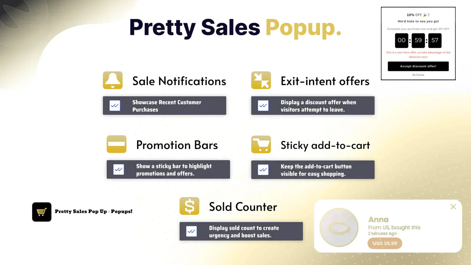 Pretty Sales Popup ‑ pop up