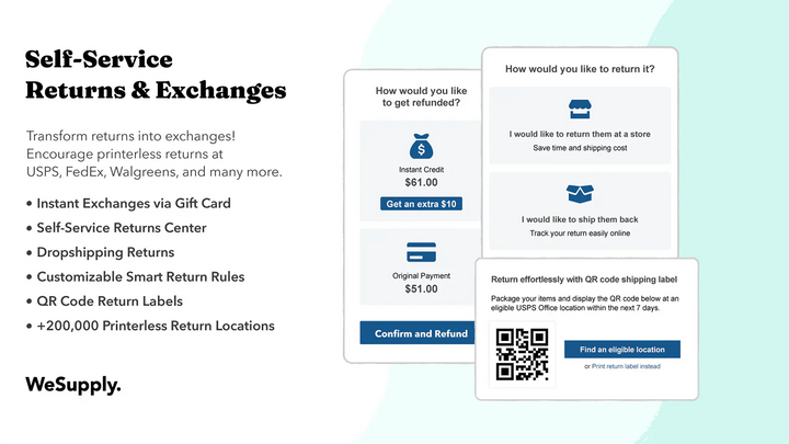 WeSupply Returns & Exchanges