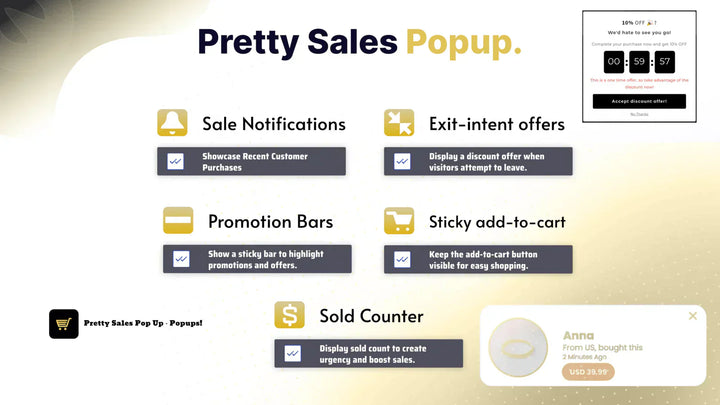 Pretty Sales Popup ‑ pop up